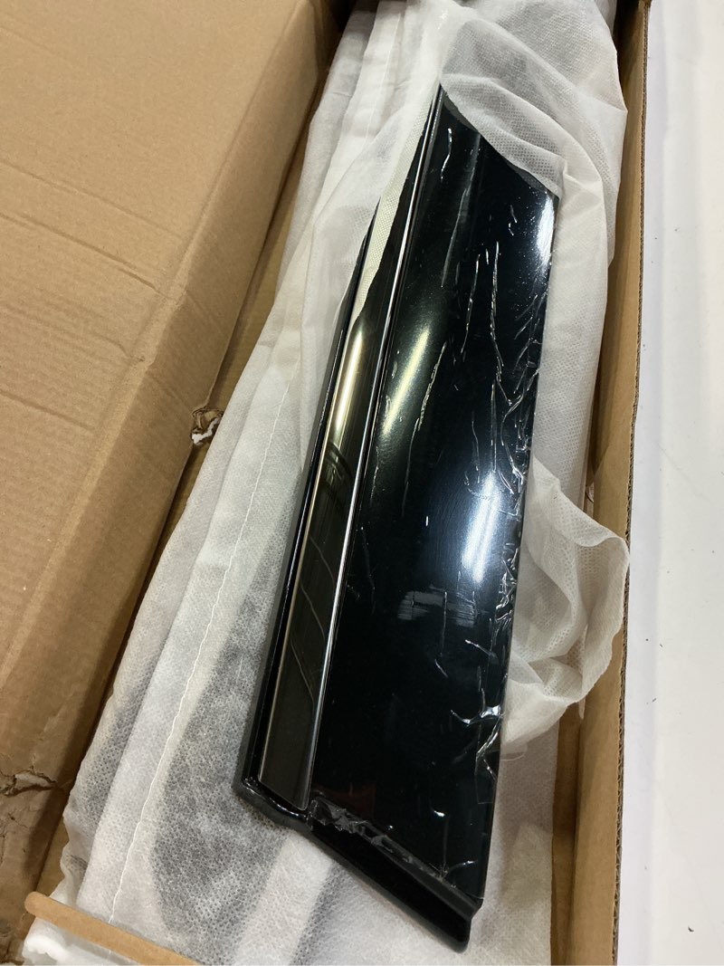 Condition photo showing Good Condition for compatible with 2025 2026 nissan kicks rain guards wind deflectors anti-rain window visors with tape 304 stainless steel trim–noise reduction&all-weather protection outside channel