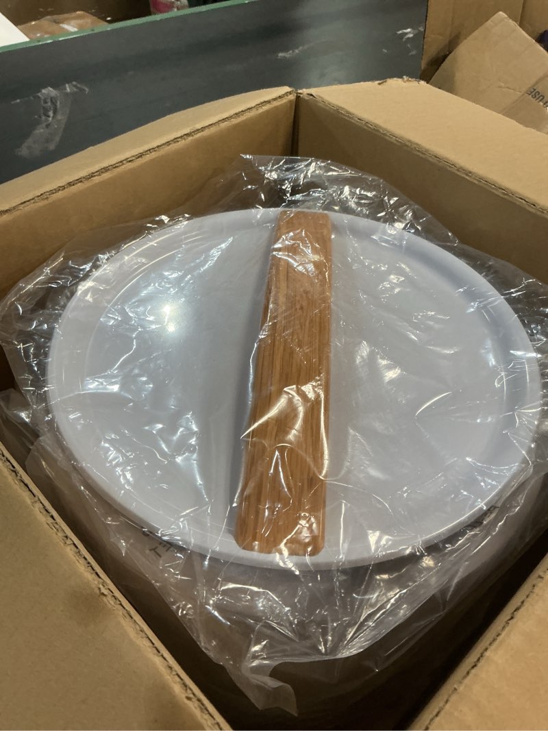 Condition photo showing Good Condition for SereneLife Counter Towel Warmer Bucket - with Customized Fragrance for Spa and Bathroom, Luxury Towel Heater, Auto Shut Off, Fits 1 Large Towel, Blanket, Bathrobe, PJs (Natural)