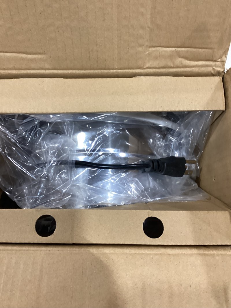 Condition photo showing Good Condition for 8 inch Exhaust Fan, Kitchen Exhaust Fan for Wall, Potable Window Exhaust Fans, 576CFM Wall mounted Bathroom Fan with Check Valve for Kitchen, Workshop, Basement (Silver) 8 inch Silver