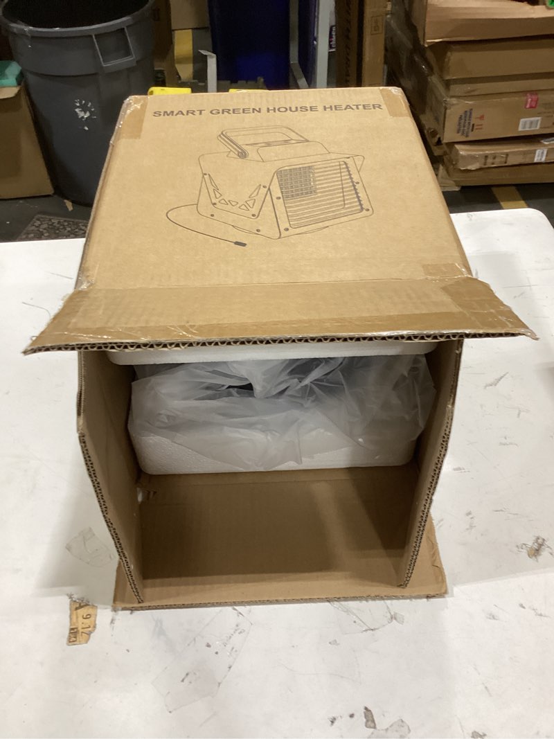 Condition photo showing New/Like New for Greenhouse Heater 1500W with APP Remote Control, Greenhouse Heater With Thermostat, Portable Outdoor Heater for Plants Vegetables Flowers,Smart Electric Safe Heater for Green house,Grow Tents,Garage