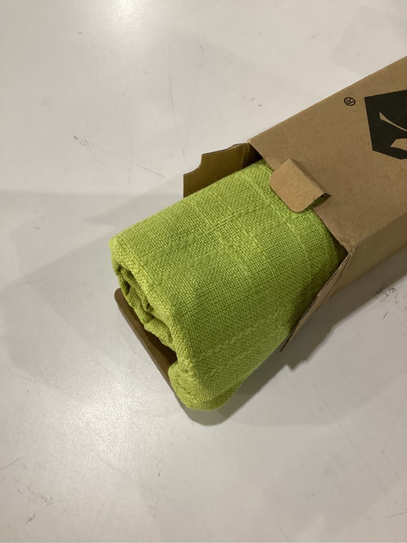 Condition photo showing Good Condition for kevin textile pack of 2 outdoor waterproof throw pillow covers spring decorative square outdoor checkered pillows cushion case patio pillows for couch 12x20 inches 30x50 cm green 20" x 12" (pack of 2) green