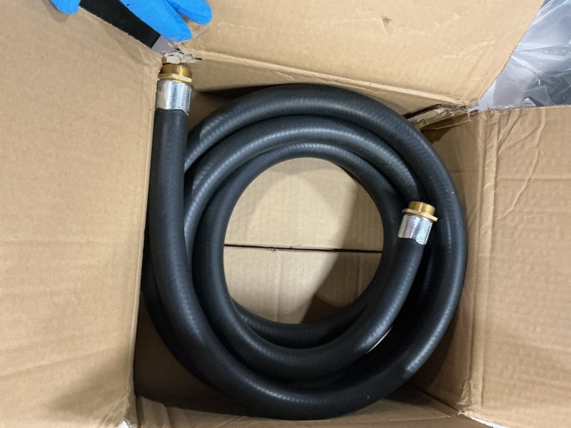 Condition photo showing Good Condition for 3/4'' x 12' Fuel Transfer Hose, Farm Fuel Hose Fluid Oil Pump/Tank Tube Hose Black for Dispensing Di