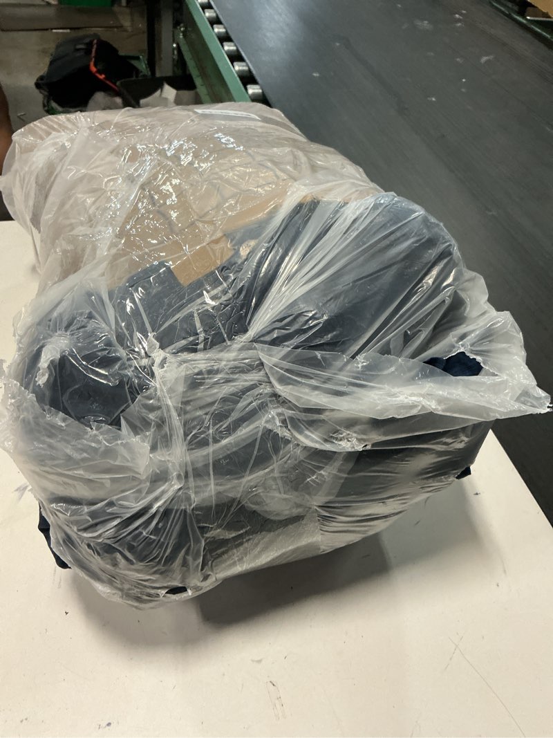 Condition photo showing Good Condition for bedsure california king comforter set - navy soft bedding for all seasons, cationic dyed bed set, 3 pieces, 1 california king size comforter (104"x96") and 2 pillow shams (20"x36"+2") california king 22 - navy