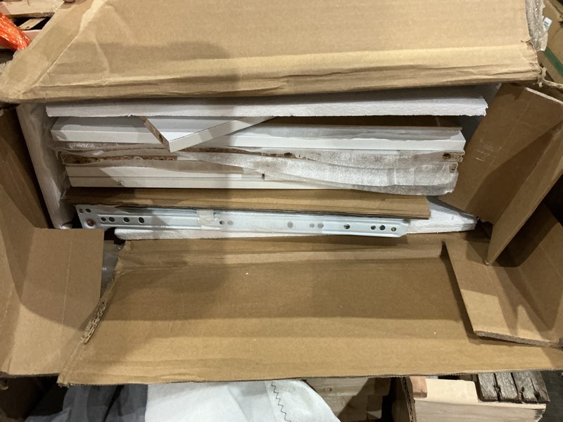 Condition photo showing Good Condition for similar. vasagle custos collection - dresser for bedroom, chest of drawers for closet, modern style, tv stand for living room, 6 drawers, 15.8 x 46.9 x 30.7 inches, cloud white ults416wb01s