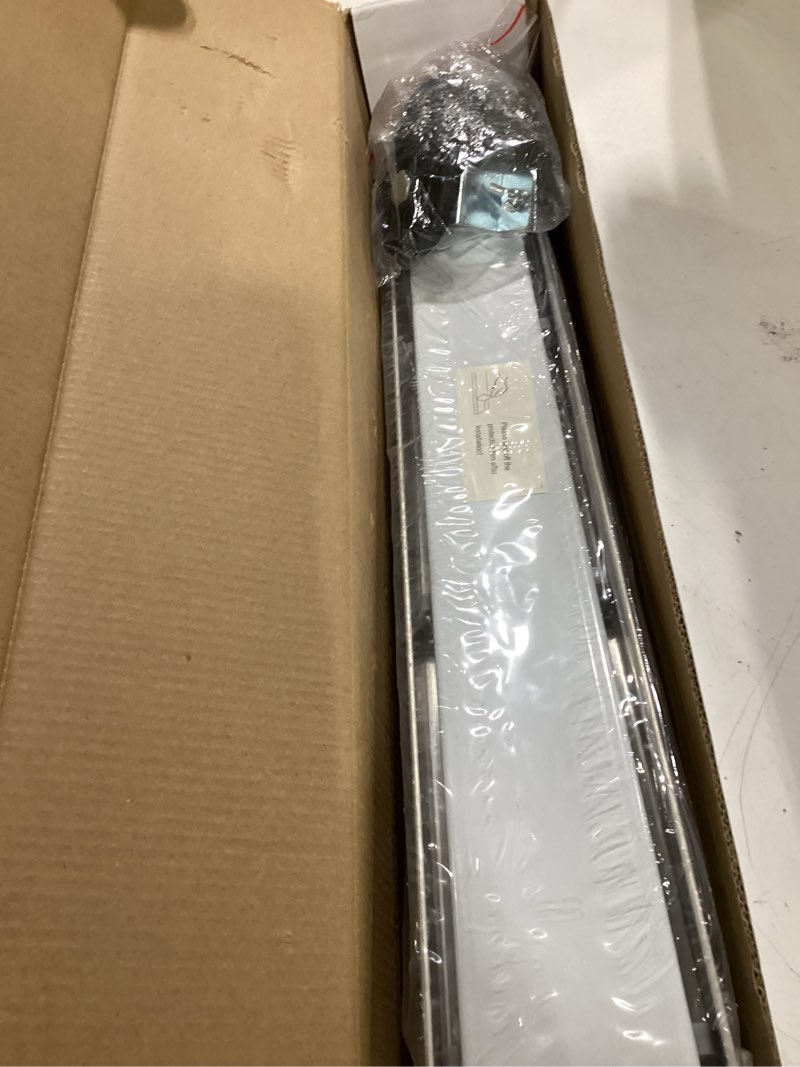 Condition photo showing Good Condition for sanitemodar linear shower drain, shower drain 18 inch with flat and tile insert 2 in 1 panel, brushed 304 stainless steel linear drain, with hair strainer and leveling feet tile insert grate 18 inch