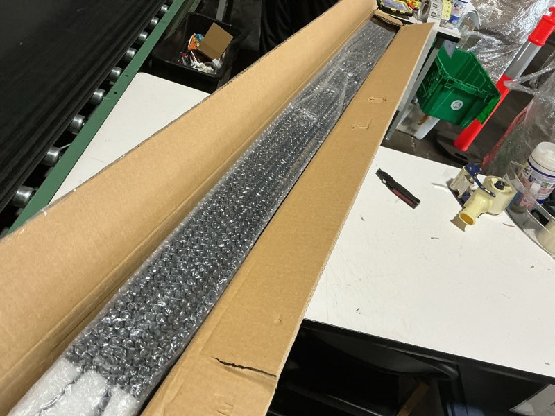 Condition photo showing New/Like New for 4FT Portable Wheelchair Ramp with Handle, Non-Slip Aluminum Ramps for Wheelchairs for Home, Folding Handicap Wheelchair Ramp for Doorways, Thresholds, Steps, Curbs, Stairs, 800 LBS Capacity 4FT-Yellow(Using height 4"-12")