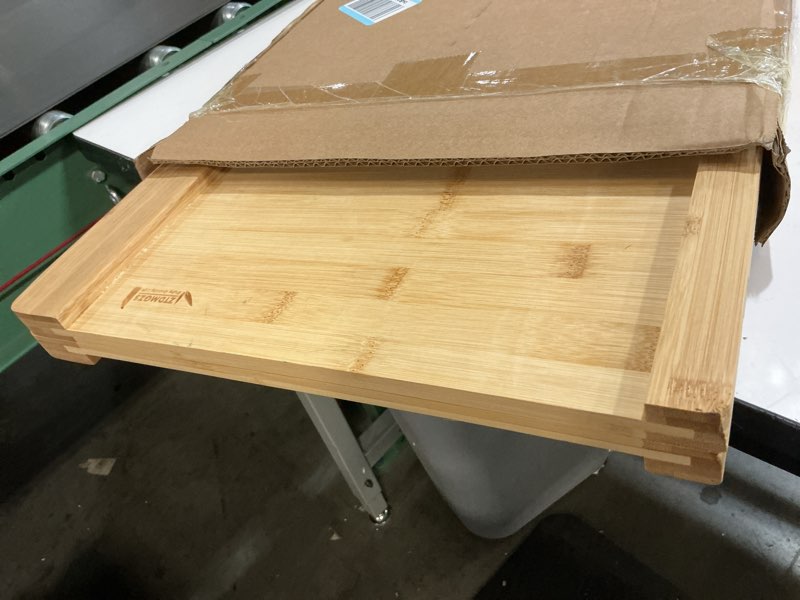 Condition photo showing Good Condition for Stove Top Covers with Silicone Mat for Electric Stove,Stove Top Covers for Gas Burners,Folding Noodle Board Stove Cover,RV Stove Top Cover,Over Sink Cutting Board(29.5×22)(Mat 28×20) Set-Bamboo