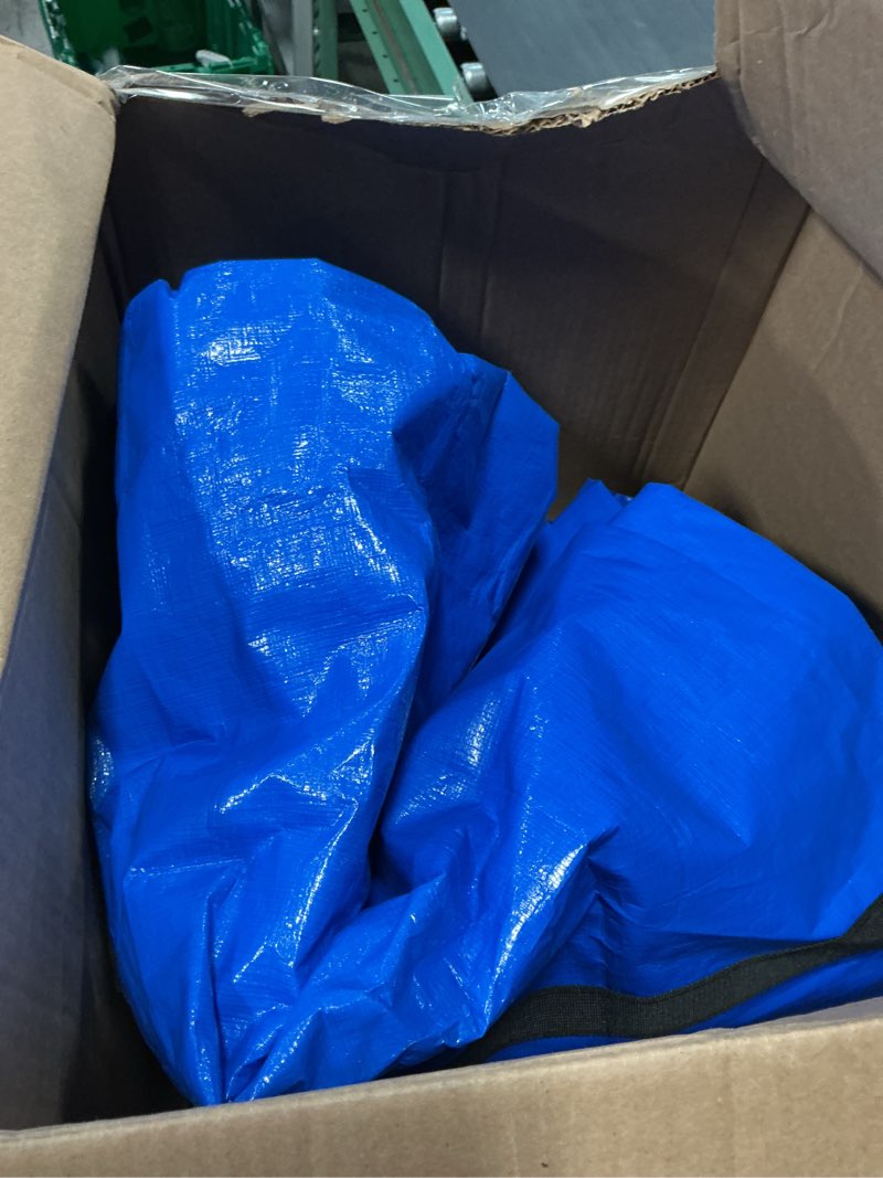 Condition photo showing Good Condition for moving bags, storage totes, extra large storage bags for moving supplies, college dorm essentials, bedroom closet, packing bags with backpack handles zipper compatible with ikea frakta cart?2 pack? 2 pack blue