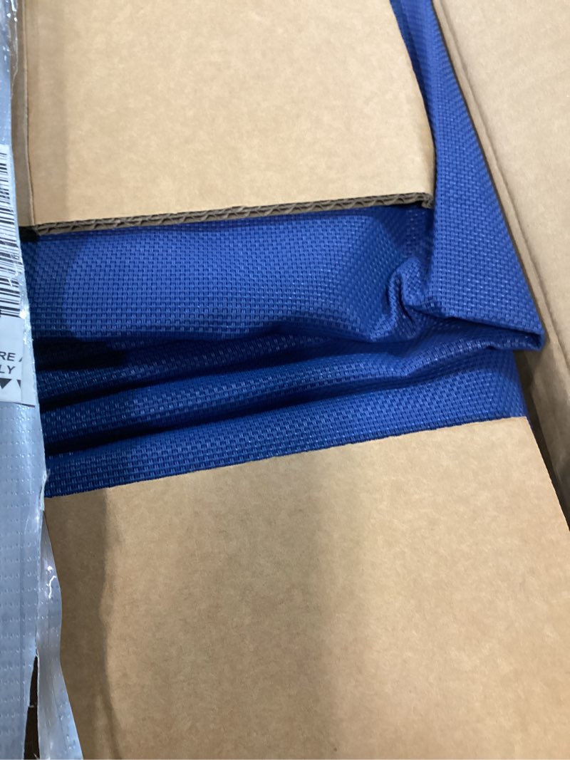 Condition photo showing New/Like New for tegerdeger anti-flip 12ft hammock large hammock 450lb capacity with iron spreader bar & nylon rope for outside, patio, garden, backyard, beach - blue