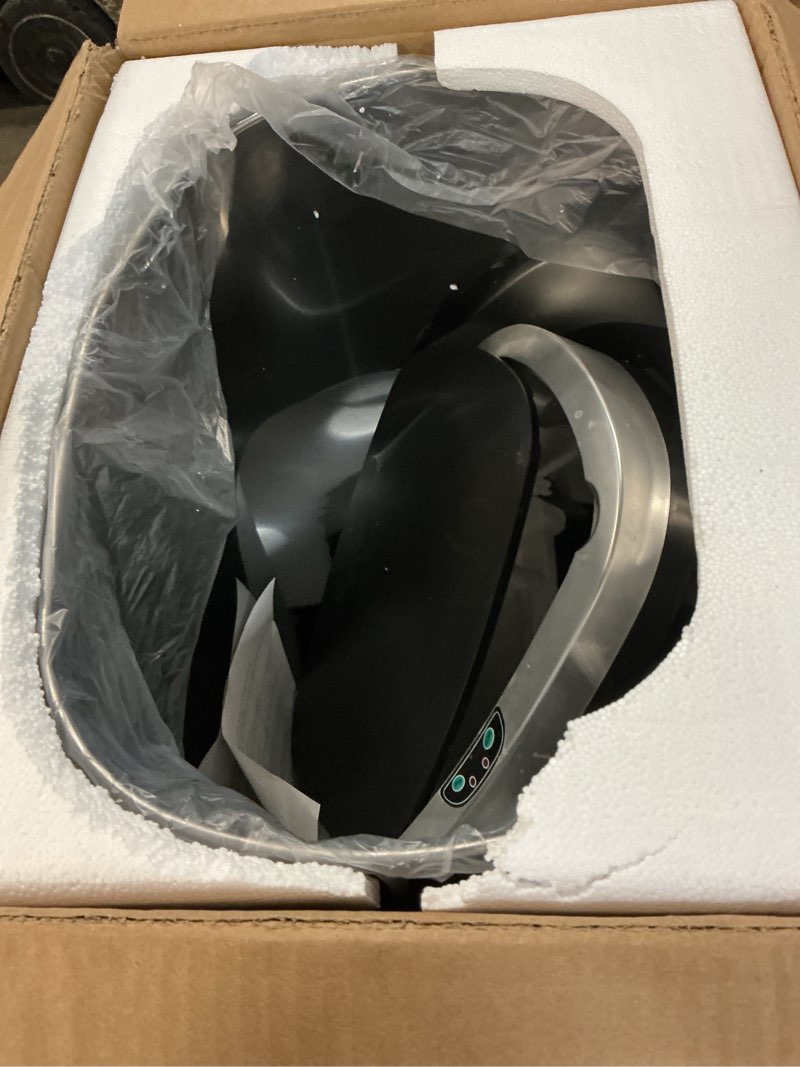 Condition photo showing As Is for FDW Kitchen Trash can for Bathroom Bedroom Home Office Automatic Touch Free Garbage bin with lid Brushed Stainless Steel Rectangular 13 Gallon / 50L Stainless Steel Stainless Steel