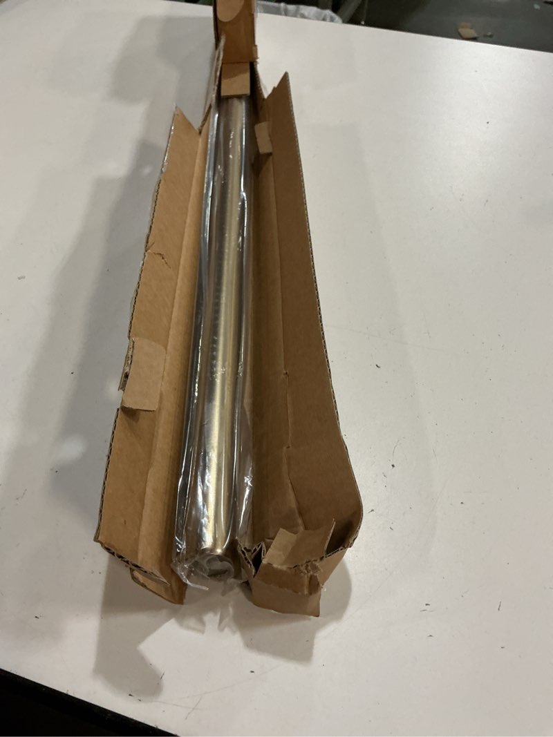 Condition photo showing New/Like New for Ivilon Drapery Window Curtain Rod - End Cap Style Design 1 Inch Pole. 28 to 48 Inch Color Warm Gold 28 to 48 in.