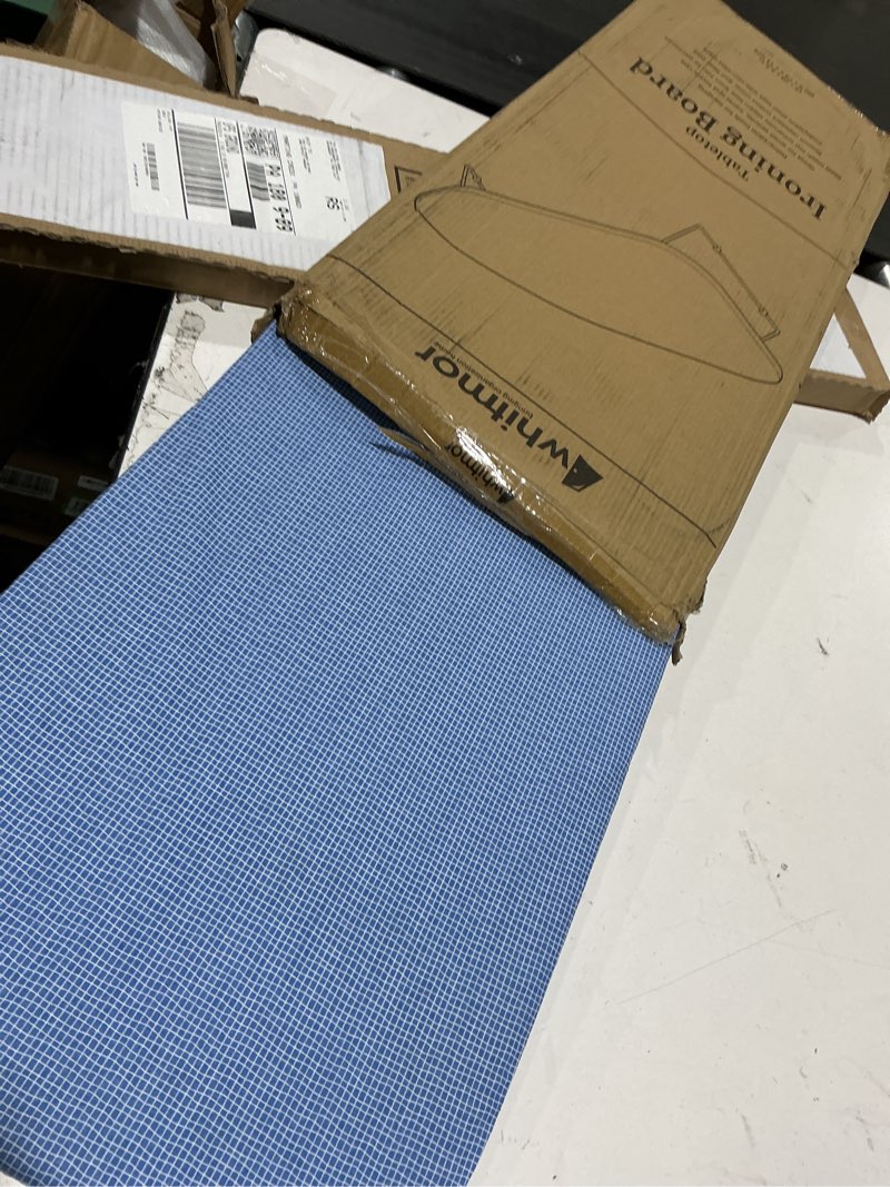 Condition photo showing Good Condition for whitmor tabletop ironing board - scorch resistant cover - blue