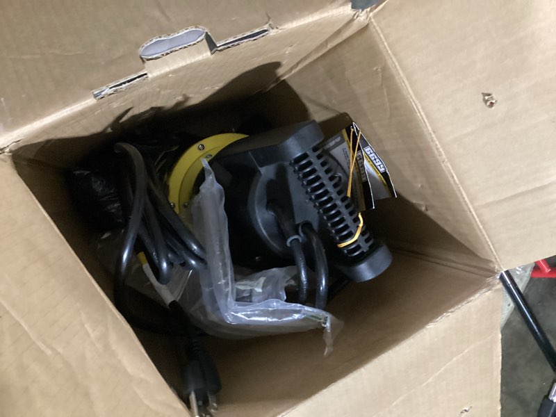 Condition photo showing New/Like New for sump pump submersible 7000gph stainless steel water pump for pool draining 1.5hp utility pump with adjustable float switch 16ft power cord for flooded house sump pit pond remove water