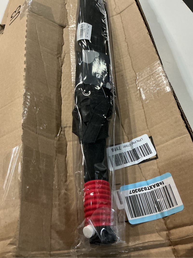 Condition photo showing New/Like New for siepasa golf umbrella large 62/68/72 inch automatic open golf umbrella extra large oversize double canopy vented umbrella windproof waterproof for men and women. black-red handle 62"