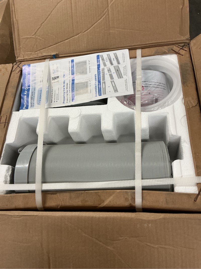 Condition photo showing Good Condition for coolblus portable air conditioners 14000 btu, wi-fi smart portable ac unit for room up to 650 sq.ft, 3 in 1 quiet ac with cool/dehumidify/fan, remote control, auto swing, white-14000btu-wif