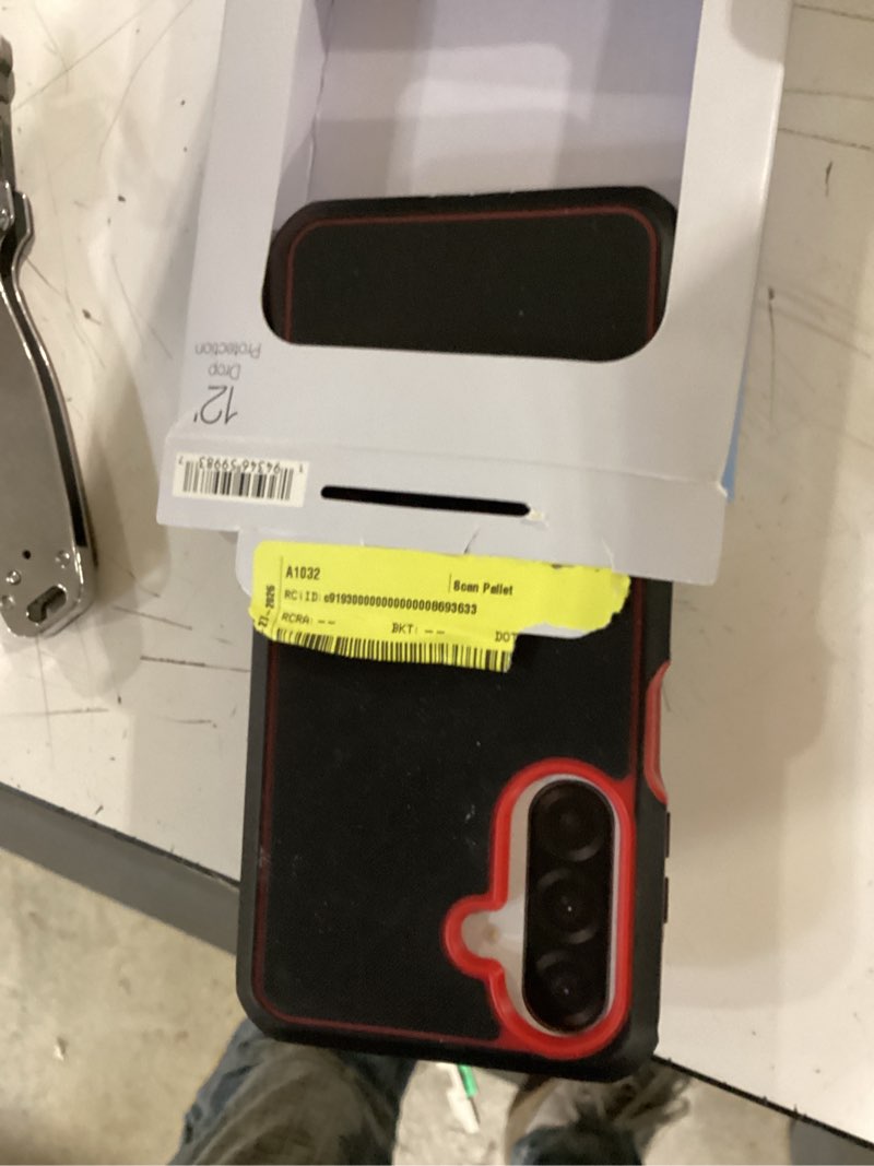 Condition photo showing Good Condition for onn slim rugged phone case for samsung galaxy a17 5g - red/black