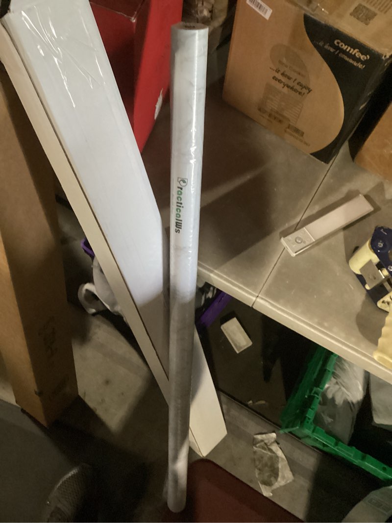 Condition photo showing Good Condition for practicalws marble wallpaper granite white and gray wall paper roll 47.2" x 197" kitchen countertops cabinet furniture is renovated thick vinyl easy to remove without leaving glue 47.2" x 196" gray/white