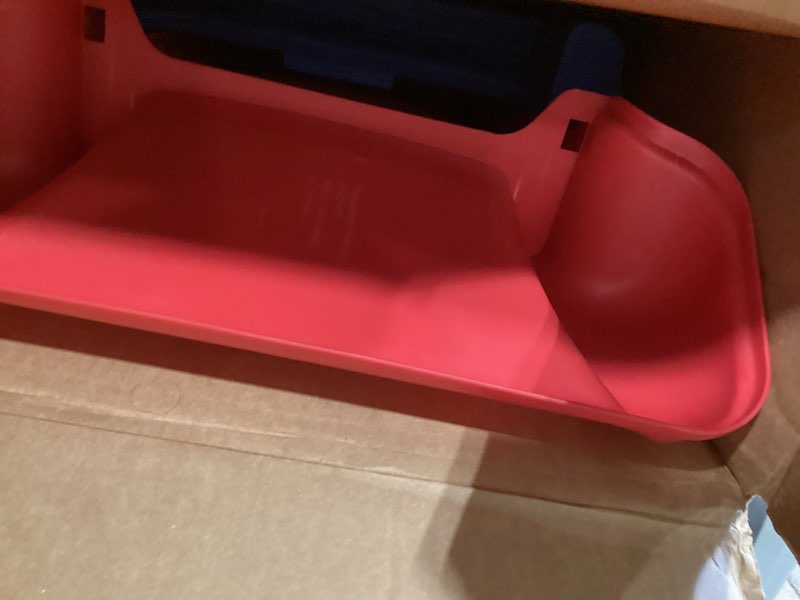 Condition photo showing Good Condition for little tikes first slide for kids, easy set up for indoor outdoor, easy to store, for toddlers ages 18 months - 6 years
