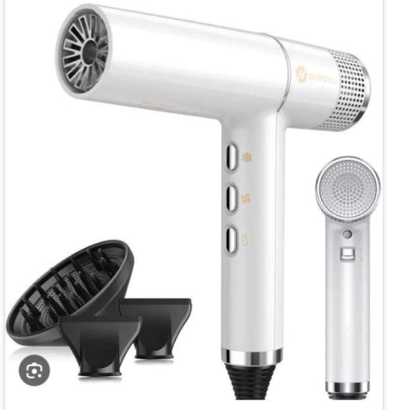 slopehill Hair Dryer with Unique Brushless Motor | Intelligent Fault Diagnosis | Innovative Microfilter | Oxy Active Technology | Led Display (Grey)