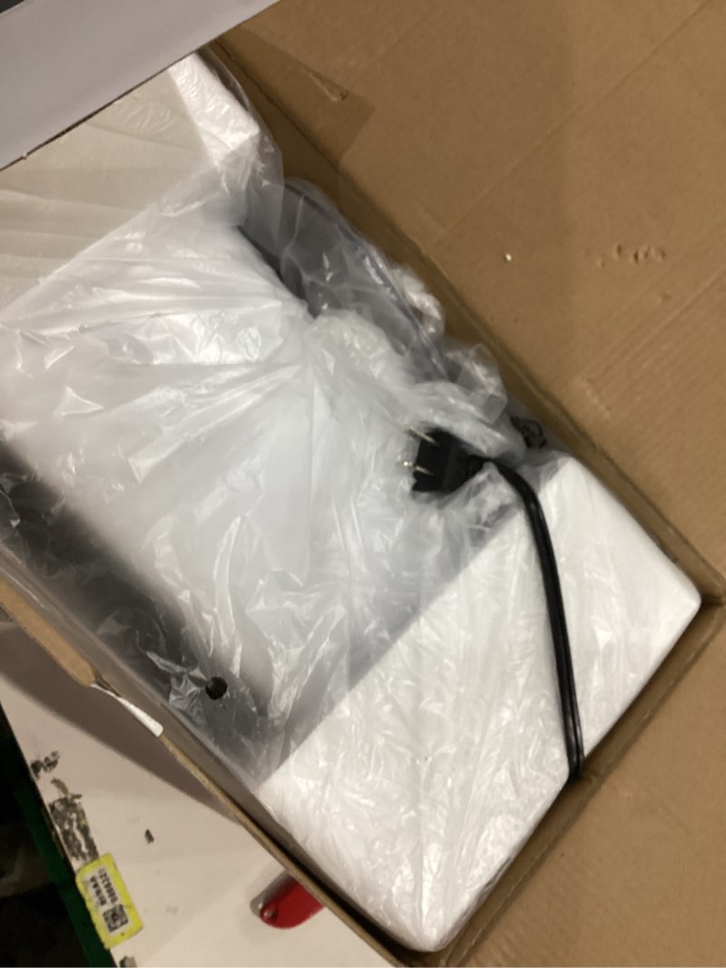 Condition photo showing As Is for Kitchen in the box Stand Mixer,3.2Qt Mini Electric Food Mixer,6 Speeds Portable Lightweight Kitchen Mixer for Daily Use with Egg Whisk,Dough Hook,Flat Beater (White)