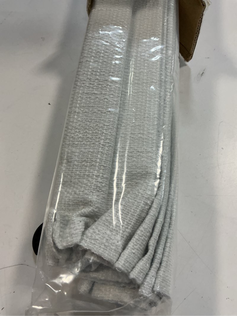 Condition photo showing Good Condition for no tools no drill cordless roman shades for indoor windows 100% blackout, for window size 25" w × 64" h white white 25" w × 64" h