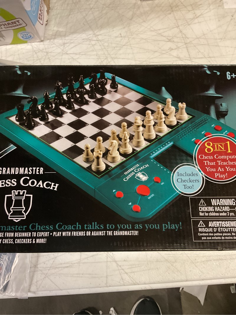 Electronic Grandmaster Chess Game- Play Opponent, or Multi Level Computer, Plus Talking Coach & Pres