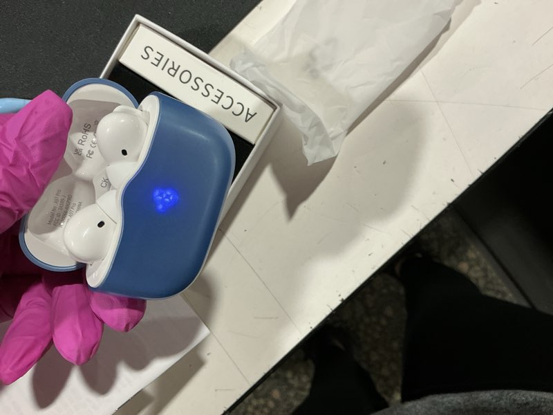 Condition photo showing Good Condition for wireless earbuds, bluetooth 5.4 headphones in ear with hifi stereo deep bass, 4 enc noise cancelling mic wireless earphones 40h, in-ear earbud bluetooth dual led display ip7 waterproof, dark blue navy blue