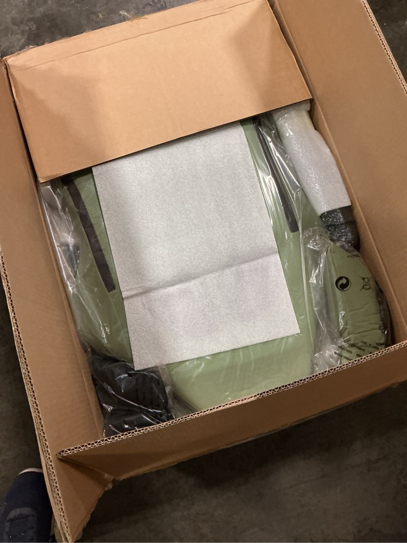 Condition photo showing New/Like New for dowinx gaming chair breathable fabric game chair with gel pad and storage bag, comfortable gamer chair with pocket spring cushion, ergonomic computer chair with footrest, green