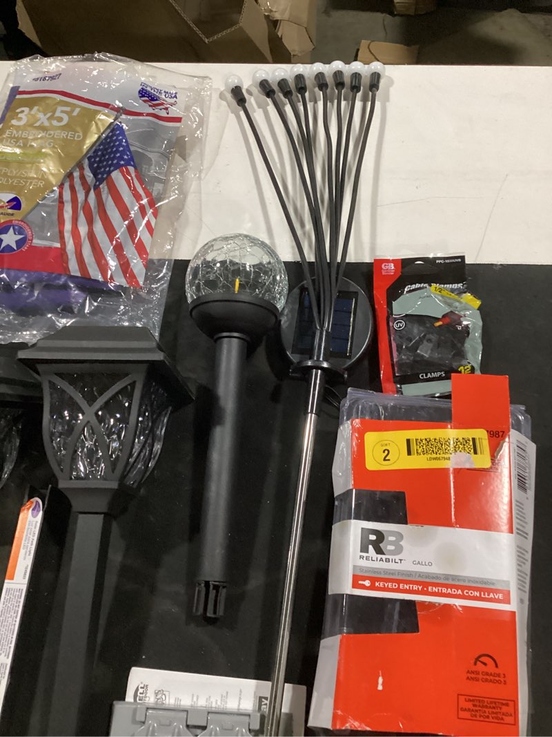 Condition photo showing As Is for miscellaneous home improvement lot