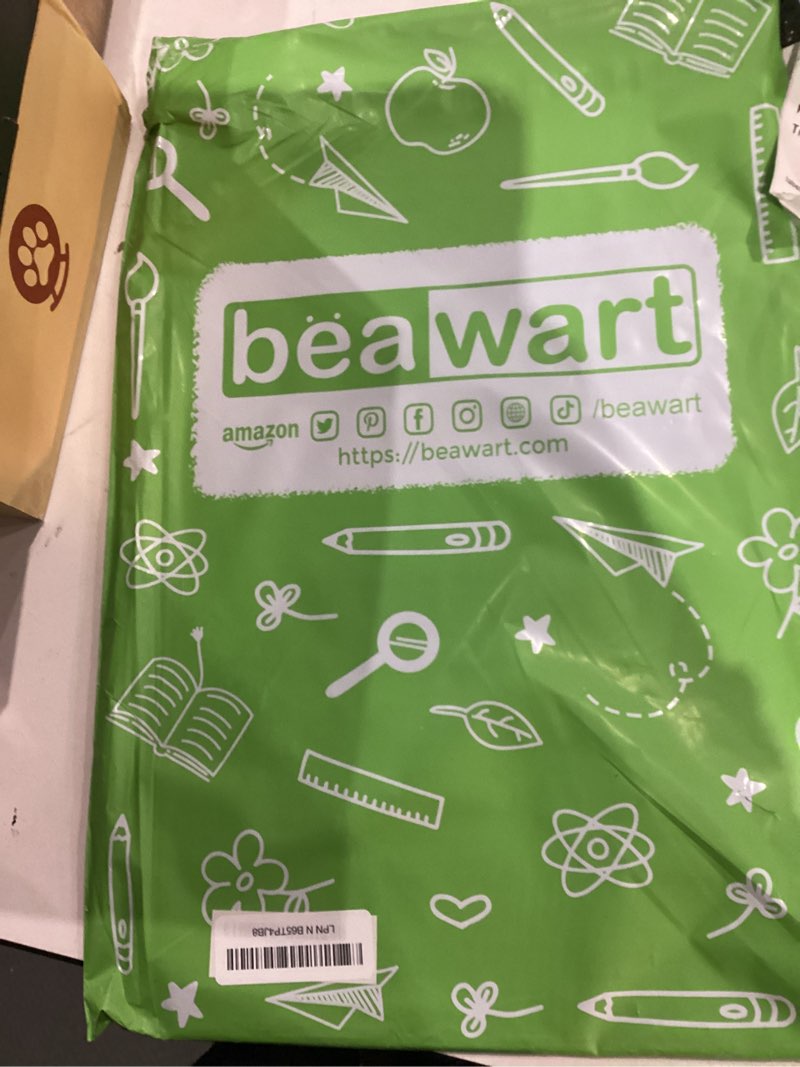 Condition photo showing New/Like New for beawart 18 laminated educational posters for toddlers, preschool posters for classroom, kindergarten wall decor, prek learning materials alphabet number chart colorful