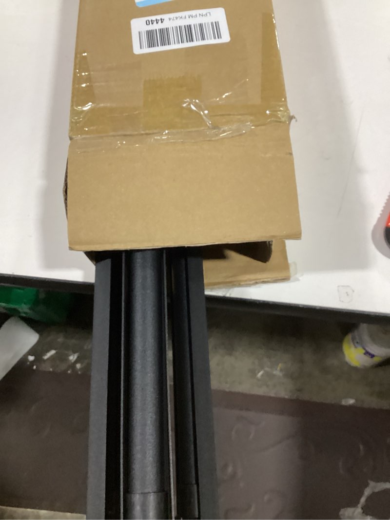 Condition photo showing As Is for Heavy Duty Metal Shopping Bag Rack - Adjustable Height 51" to 71", Foldable Bag Holder Stand with Storage Bag, Retail Display Stand for Store/Boutique/Mall (Holds 50lbs)