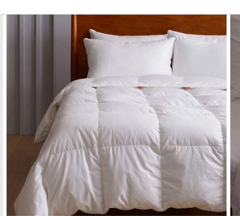 luxe goose down comforter