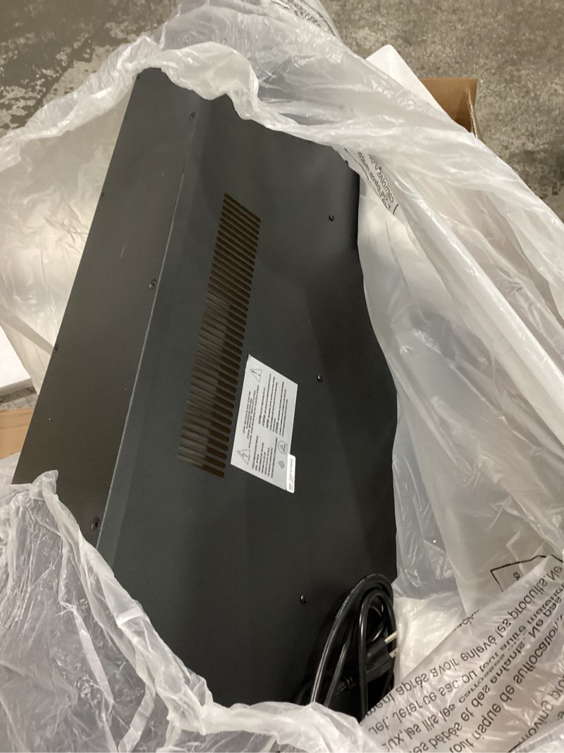 Electric fireplace *incomplete missing a box*