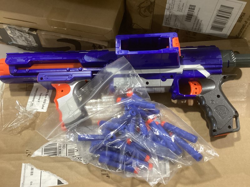 Condition photo showing Good Condition for NERF Rampage N-Strike Elite Toy Blaster with 25 Dart Drum Slam Fire for Kids, Teens, & Adults (Amazon Exclusive)