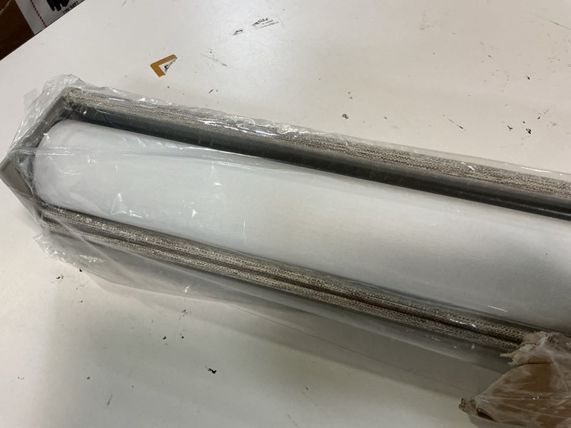 Condition photo showing Good Condition for persilux blackout roller shades for window blinds,cordless,linen fabric,thermal insulated fabric uv protection shades for home,office,bedroom,door,blackout-light brown,31" w x 72" h 31"w x 72"h blackout-light brown