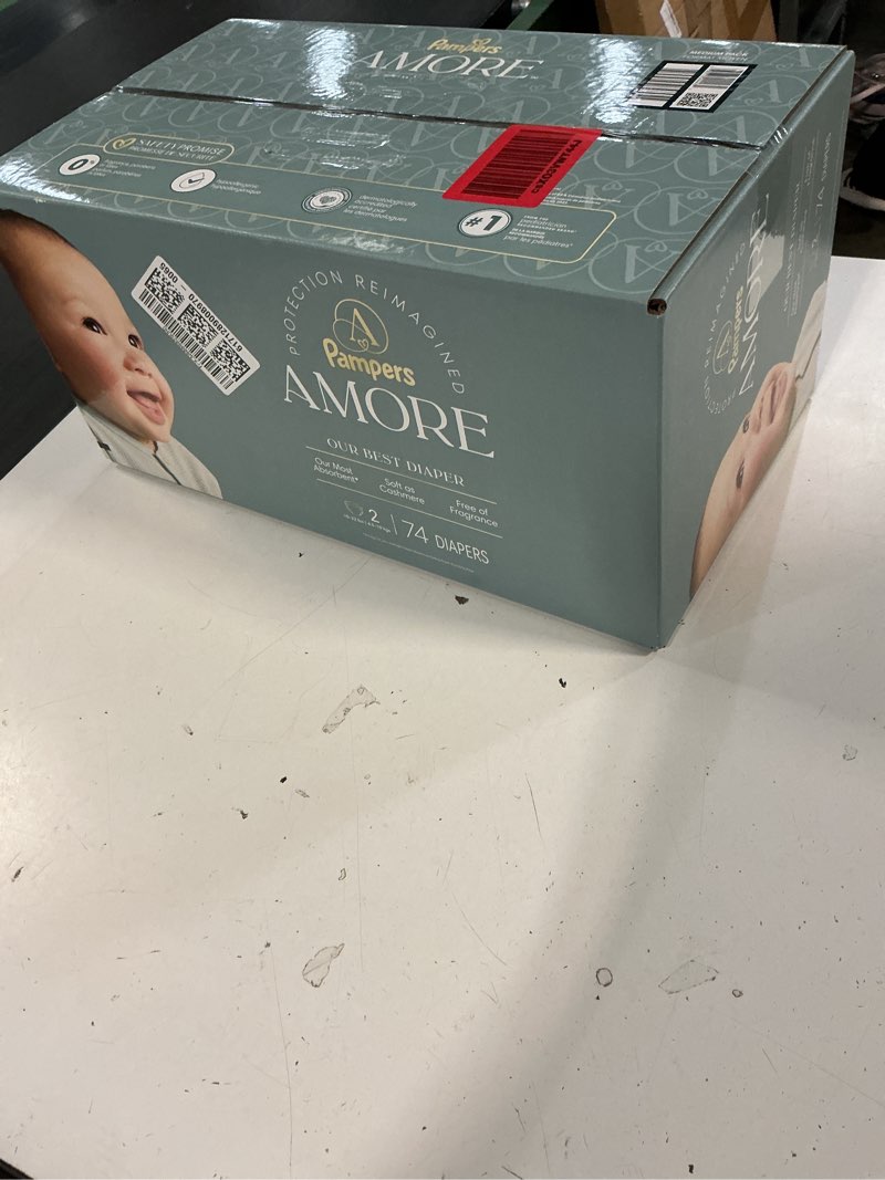 Condition photo showing New/Like New for amore by pampers diapers super pack - size 2 - 74ct