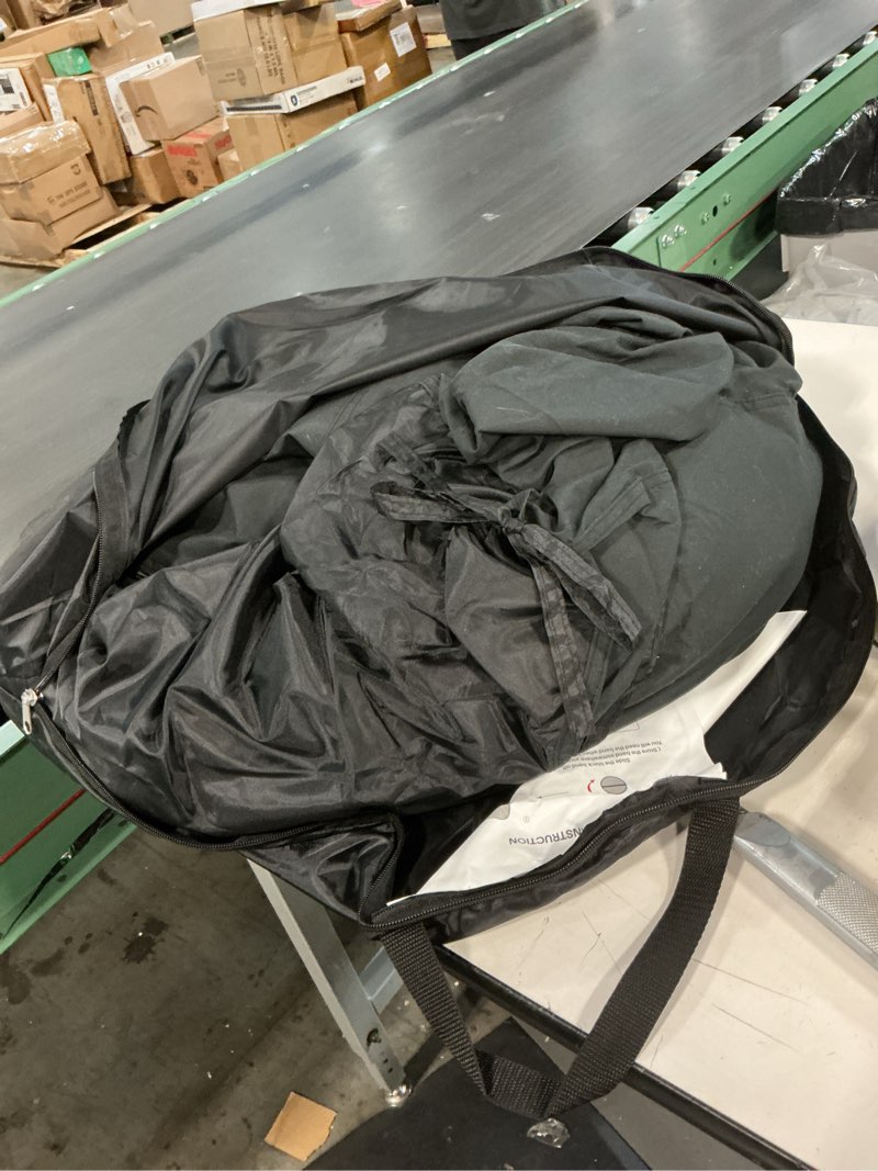 Condition photo showing Good Condition for Alvantor Bed Tent Twin No Assembly, Soft & Breathable Peach Skin Velvet Indoor Blackout Soundproof Tent for Bed Canopy, Twin Size Cube Sleep Tent Lightweight Privacy Tent for Twin Size Bed - Black