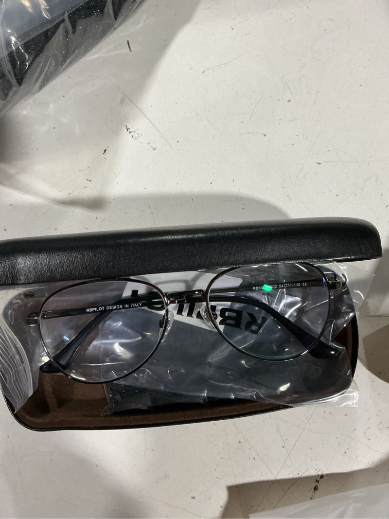 Condition photo showing Good Condition for aviator reading glasses for men and women blue light blocking lens spring temple gunmetal 54 millimeters 3.0 x