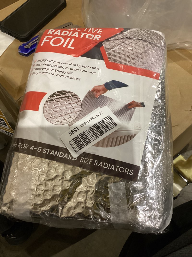 Condition photo showing New/Like New for Reflective Foil Insulation, Double Reflective Bubble Insulation Sheet, Aluminum Foil Bubble Shield, Radiant Barrier Roll for RV Windows Weatherproofing (23.6''x 10Ft) 23.6'' x10 Ft