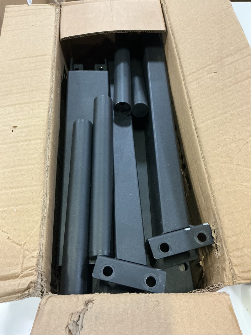 Condition photo showing As Is for weight plate rack, weight tree, home gym storage stand, holds 300 lbs 1-inch black