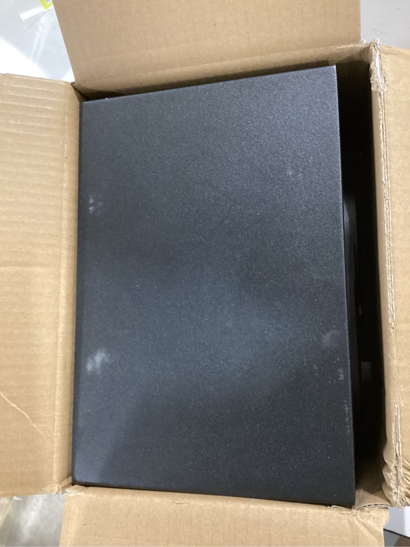 Condition photo showing As Is for incomplete . pen + gear small digital safe with electronic lock and backup key in black model 17scm