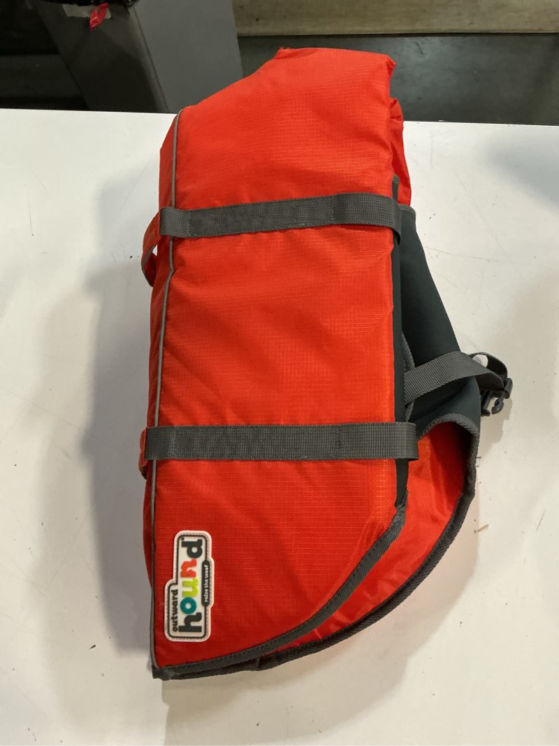 Condition photo showing Good Condition for outward hound granby splash orange dog life jacket, xl orange x-large (chest girth: 33"-44")