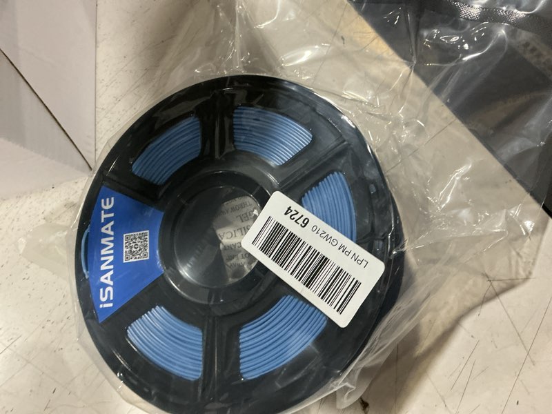 Condition photo showing New/Like New for isanmate asa filament 1.75mm marina blue 1kg, uv & weather resistant 3d printer filament perfect for outdoor functional parts, dimensional accuracy +/- 0.02mm, 1kg spool (2.2lbs) 120 - marina blue 1x 1kg