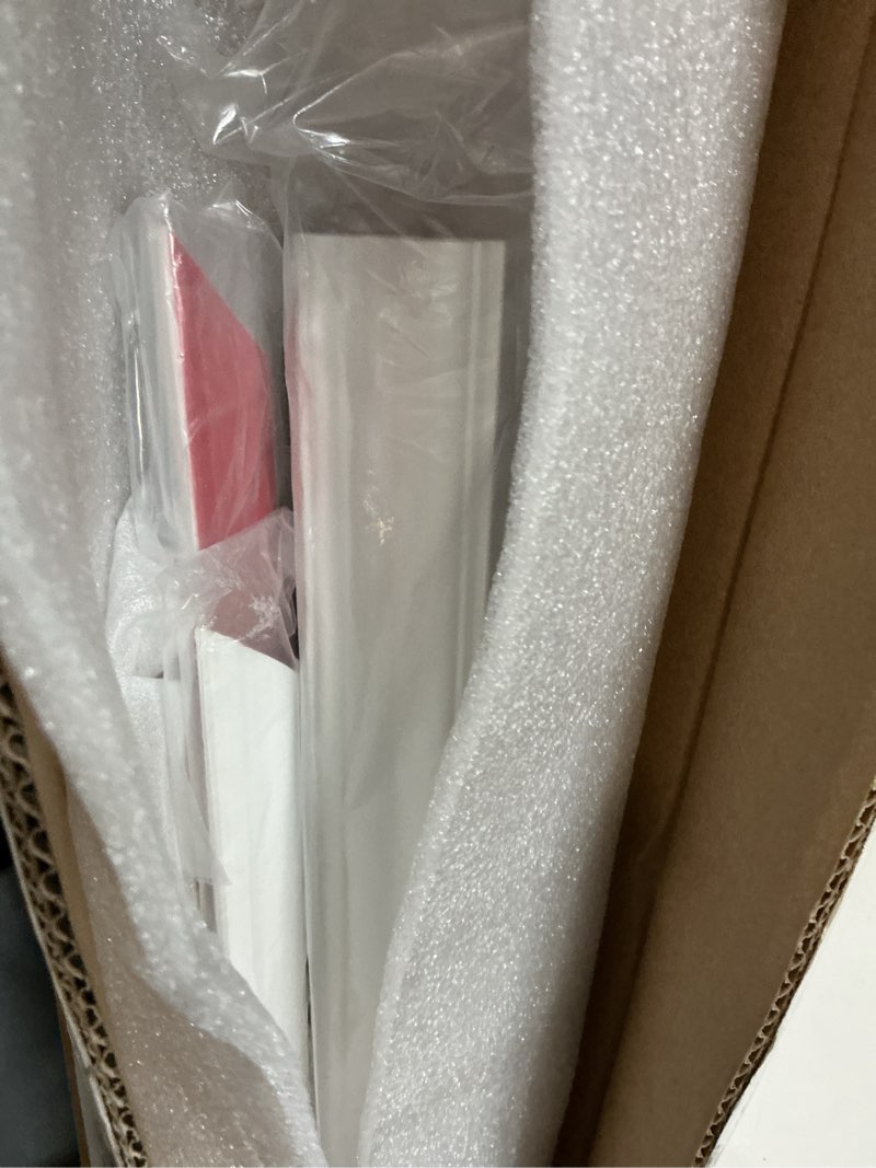 Condition photo showing Good Condition for peel and stick wainscoting panels, 3 set 20"x27" wall molding + 2pcs chair rail trim, pre-cut self adhesive premade molding panel for bathroom hallway door nursery wall, ready to assemble