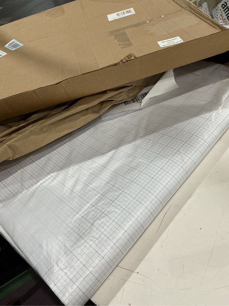Condition photo showing As Is for graph paper pad - 24" x 36" large graph paper, 25 sheets/50 pages, 4"x4" ruled grid paper for engineer architect designer mathematician draftsmen sketch house commercial building plan drafting 1-pack