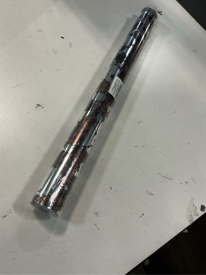 Condition photo showing Good Condition for LiveInUrban Vintage Foxed Rust Antique Chrome Reflective Style Wallpaper, Grunge Peel and Stick Cont