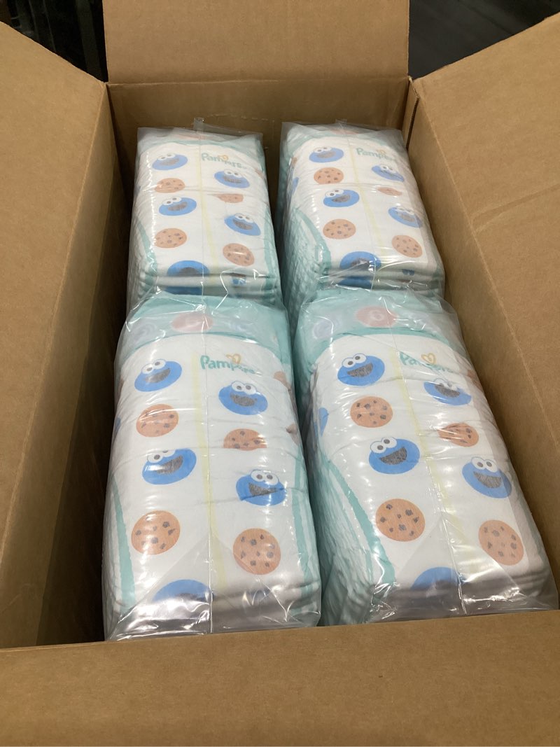 Condition photo showing As Is for Pampers Baby Dry Diapers Size 6  144 Count (Select for More Options)