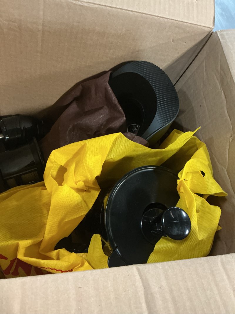 Condition photo showing As Is for canoly c16 cold press juicer, 6" extra wide feed chute, 3-in-1 strainers (juice & sorbet & nut milk), powerful ac brushless motor, self precut system, juicer machines with bpa-free (space gray)