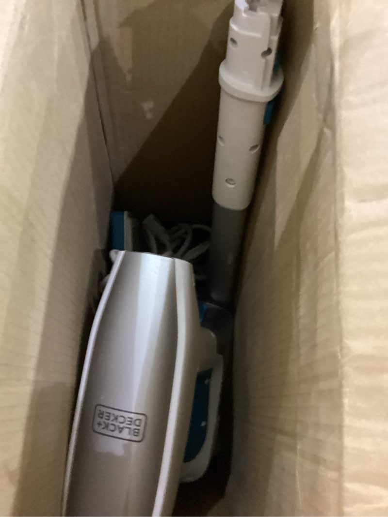 Condition photo showing As Is for BLACK+DECKER Steamer, 7 Attachments for Multipurpose Cleaning, Includes Storage Wall Mount (BHSM15FX10) Steam Matrix w/ 7 Attachments