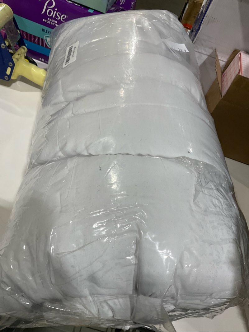 Condition photo showing As Is for DROVAN Mattress Topper Queen Size - Extra Thick Mattress Pad Cover - Pillow Top Deep Pocket with Breathable 7D Spiral Fiber Filling Cooling Mattress Cover White Queen